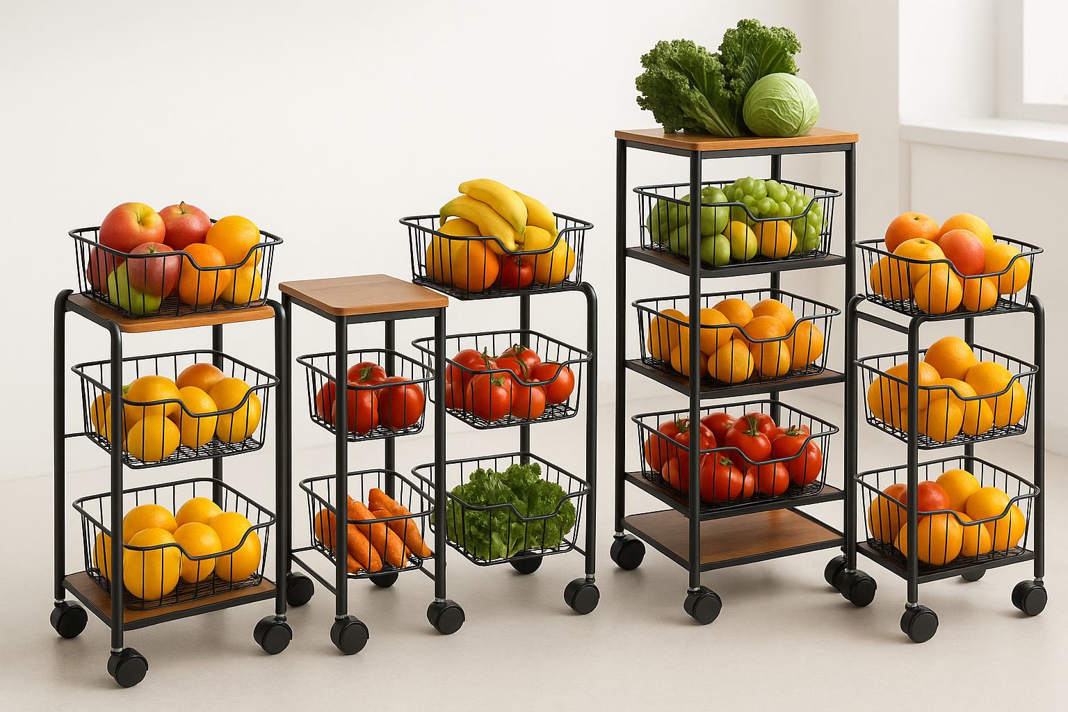 FRUIT & VEGETABLE TROLLEYS