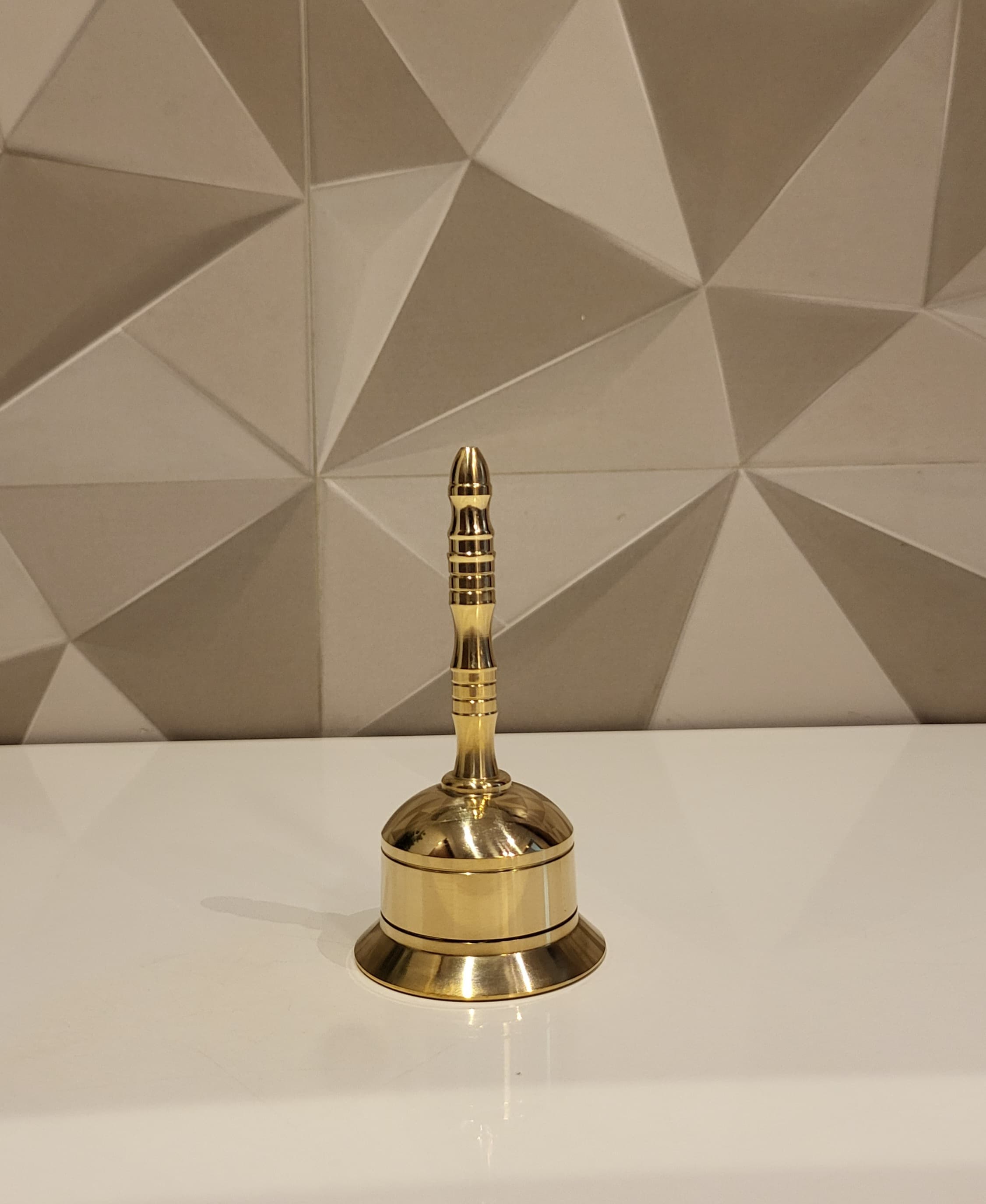 Premium Rajwadi Brass Pooja Bell – Heavy Weight