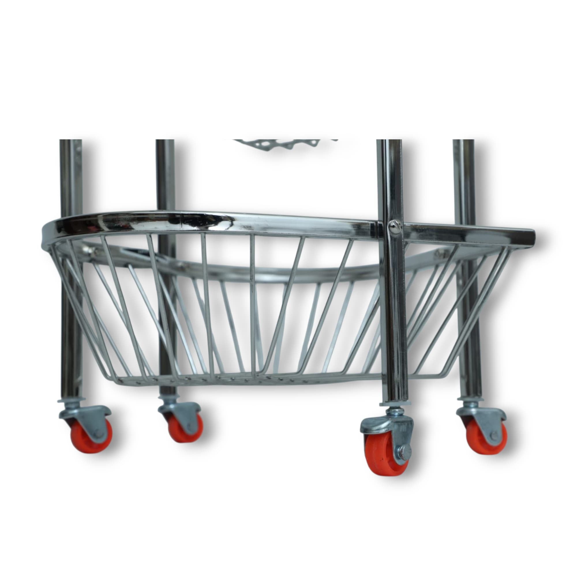 Heart Shape 3-Layer Stainless Steel Fruit & Vegetable Trolley