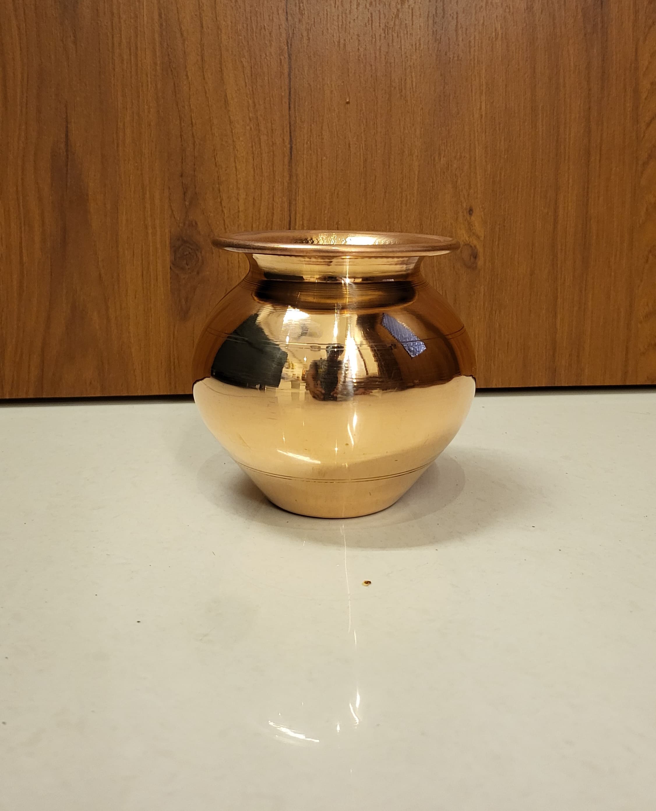 Premium Heavy-Weight Brass Pital Lota for Pooja