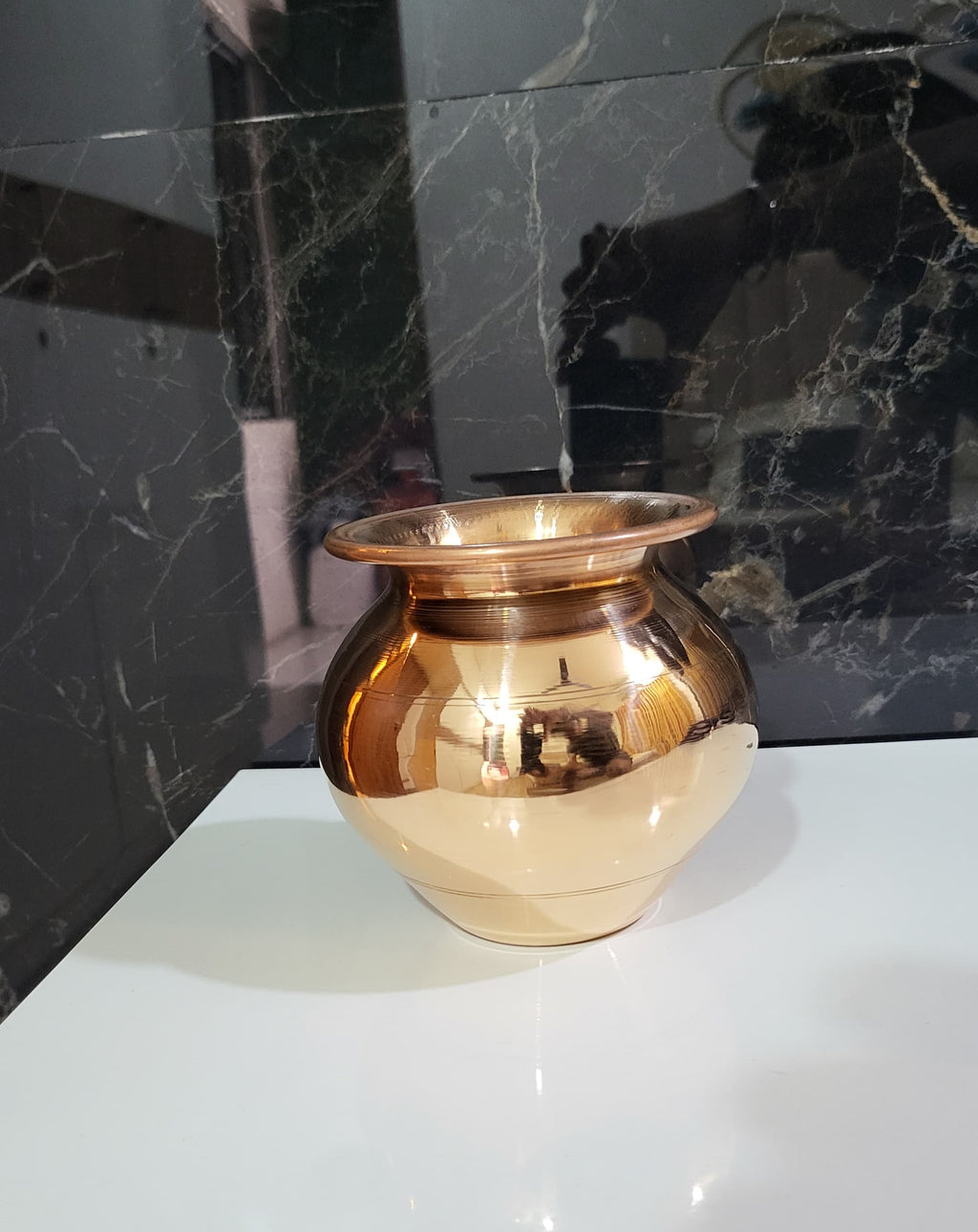 Premium Heavy-Weight Brass Pital Lota for Pooja