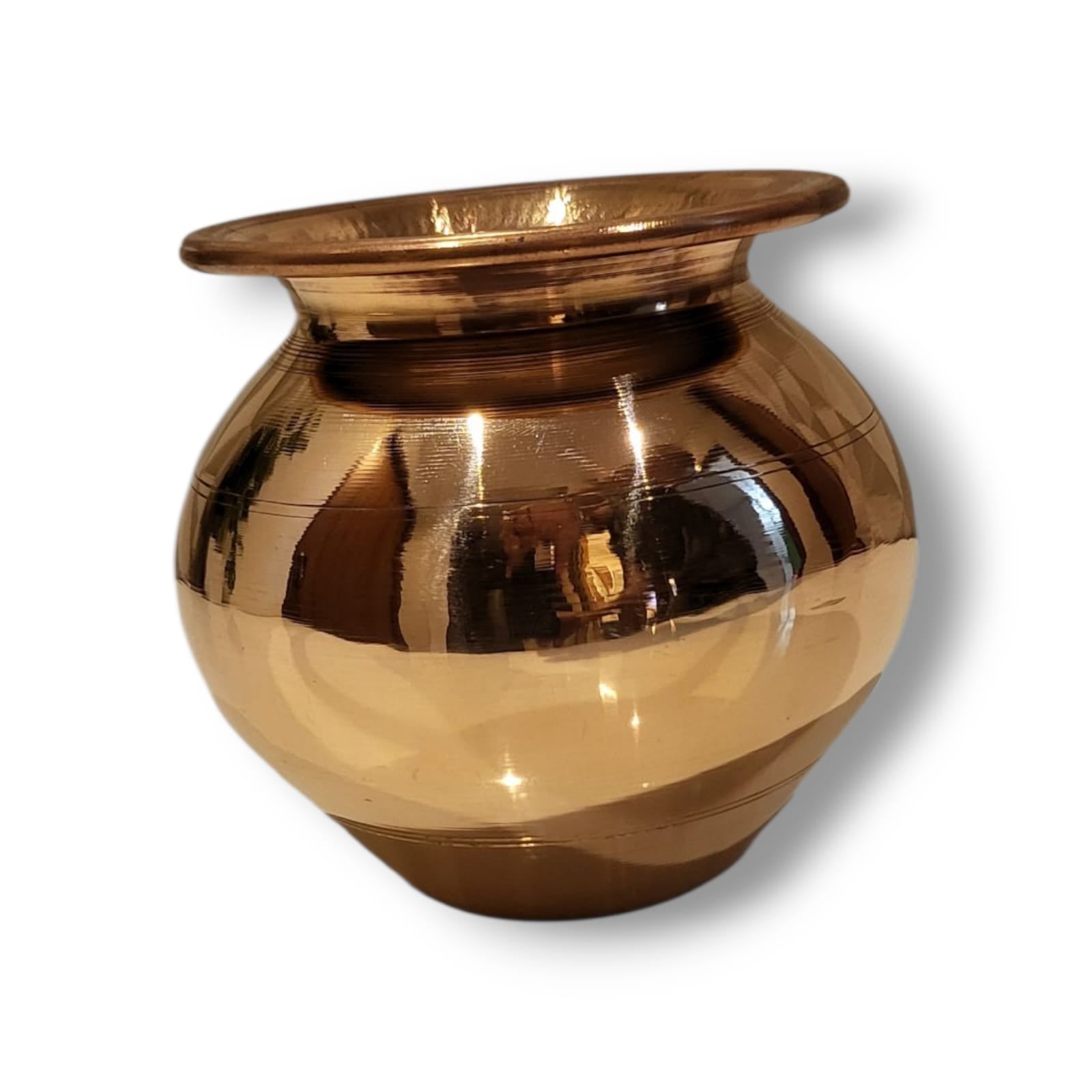 Premium Heavy-Weight Brass Pital Lota for Pooja