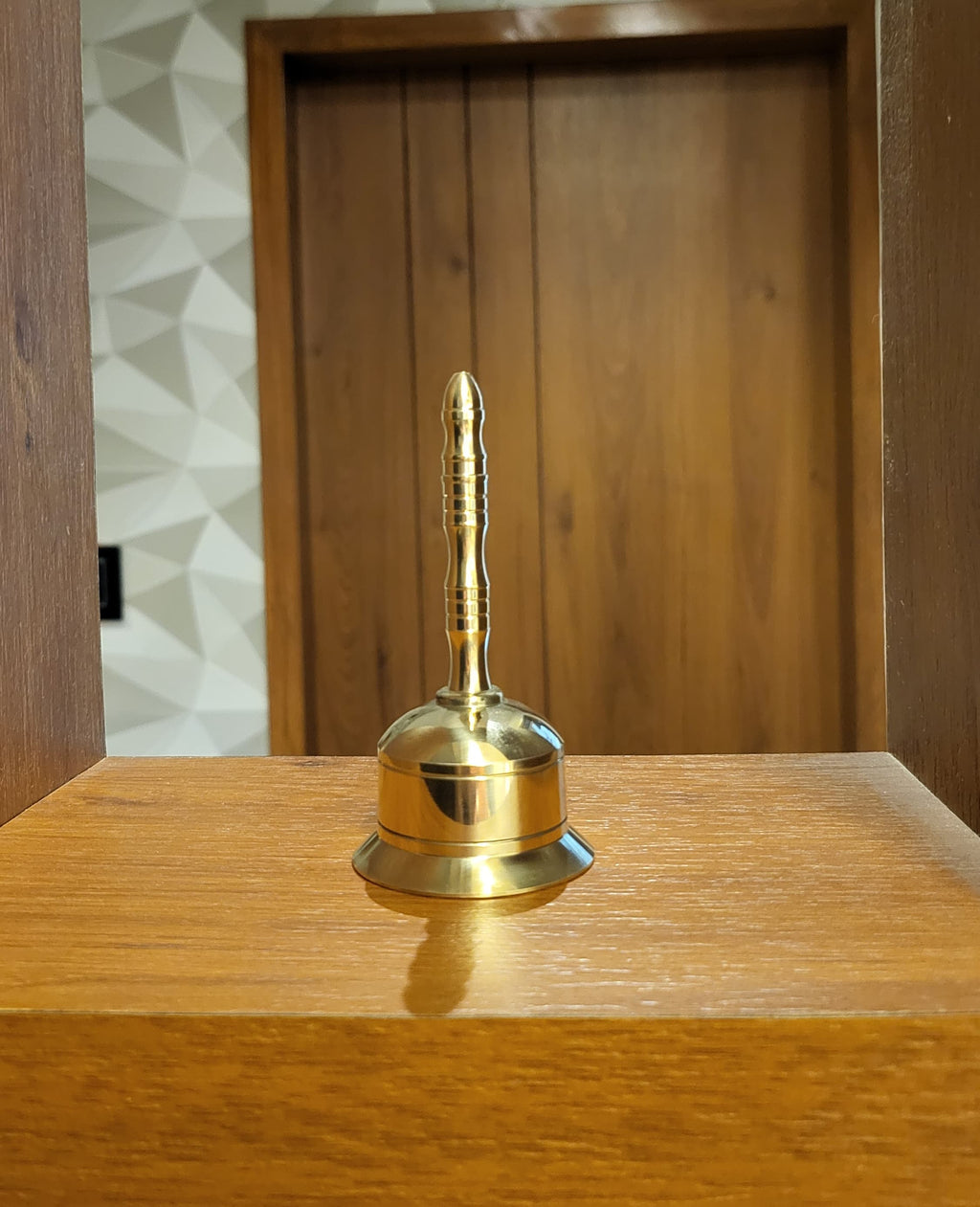 Premium Rajwadi Brass Pooja Bell – Heavy Weight
