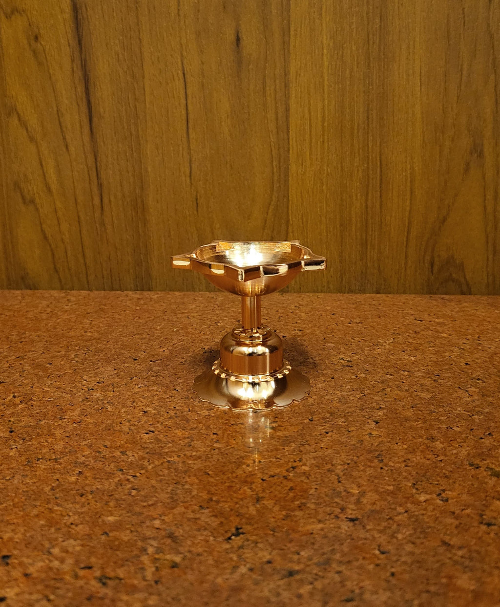 Premium Heavy-Weight Brass (Pital) Diya for Pooja