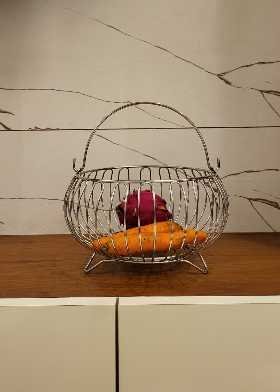 Rust-Proof Decorative Fruit Holder & Produce Organizer