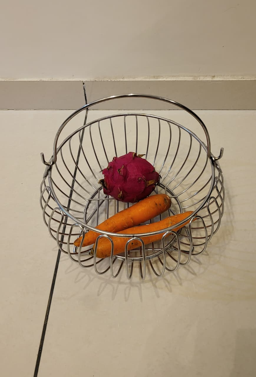 Rust-Proof Decorative Fruit Holder & Produce Organizer