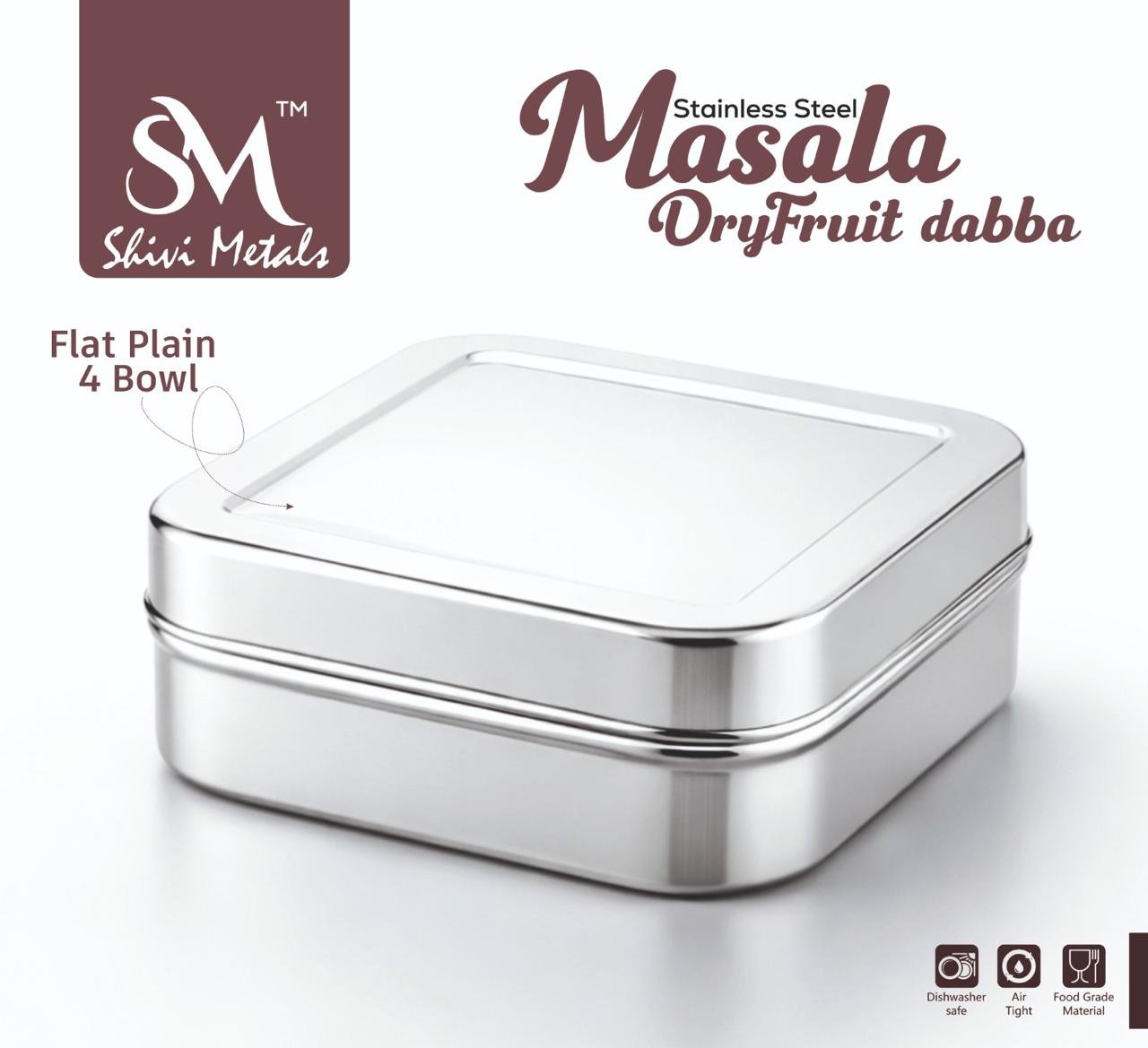 FLAT PLAIN 4 BOWL