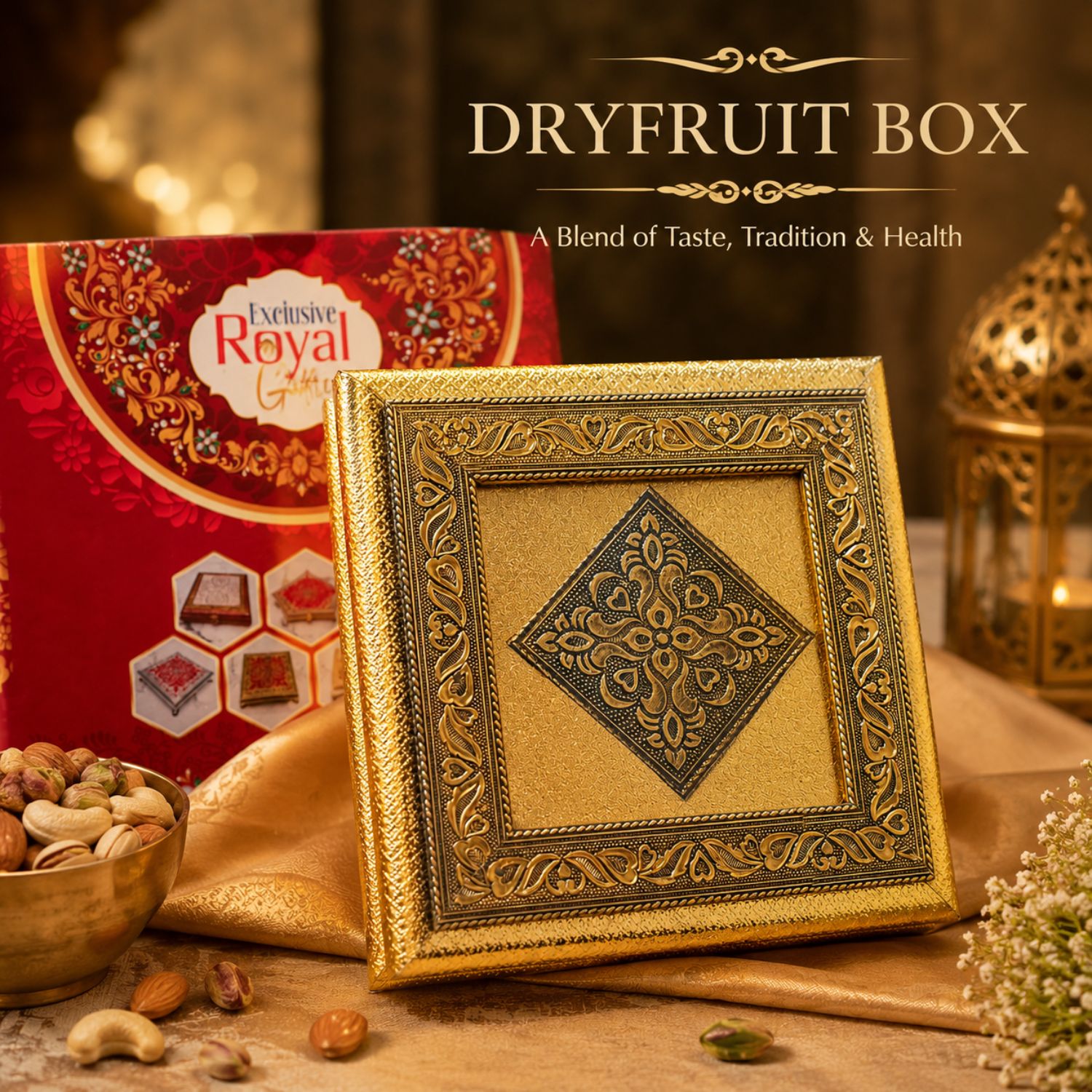 Royal dry fruits box 8*8